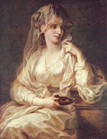 Angelica Kauffmann Portrat einer Dame als Vestalin oil painting image